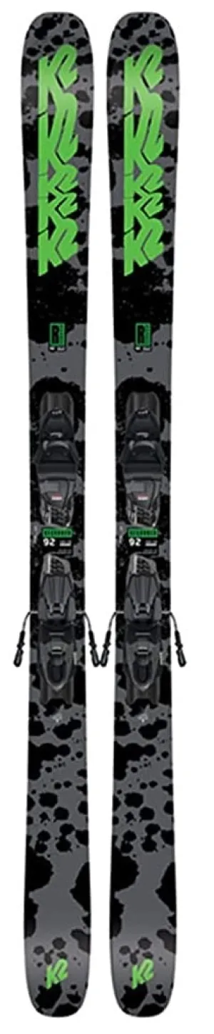 2023 K2 Reckoner 92 Snow Skis with QuickClik 10 bindings