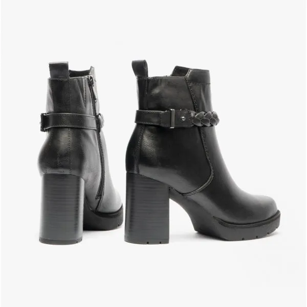 25424-29-001 Ladies Ankle Boots Black