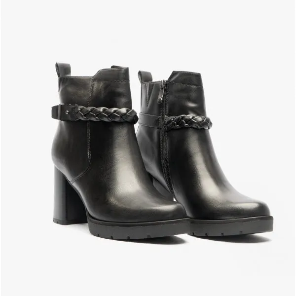 25424-29-001 Ladies Ankle Boots Black