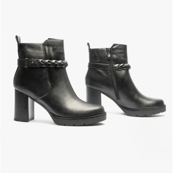 25424-29-001 Ladies Ankle Boots Black