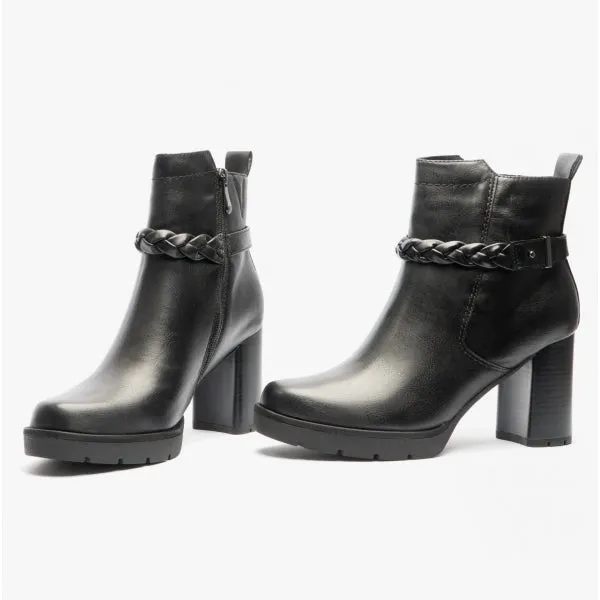 25424-29-001 Ladies Ankle Boots Black