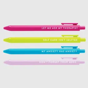 Always Anxious Jotter Pen Set