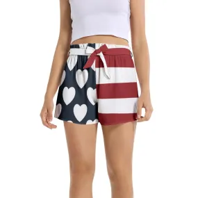 Americana USA Women's Belted Short