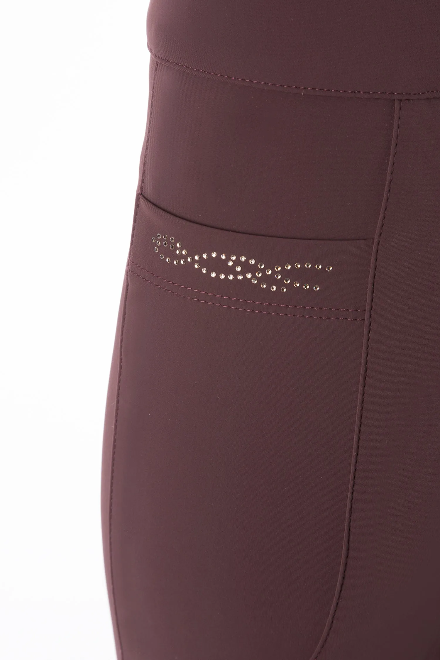 Animo 'Nettarine' High Rise Breeches in Mandol - Women's it 40 (US 26)