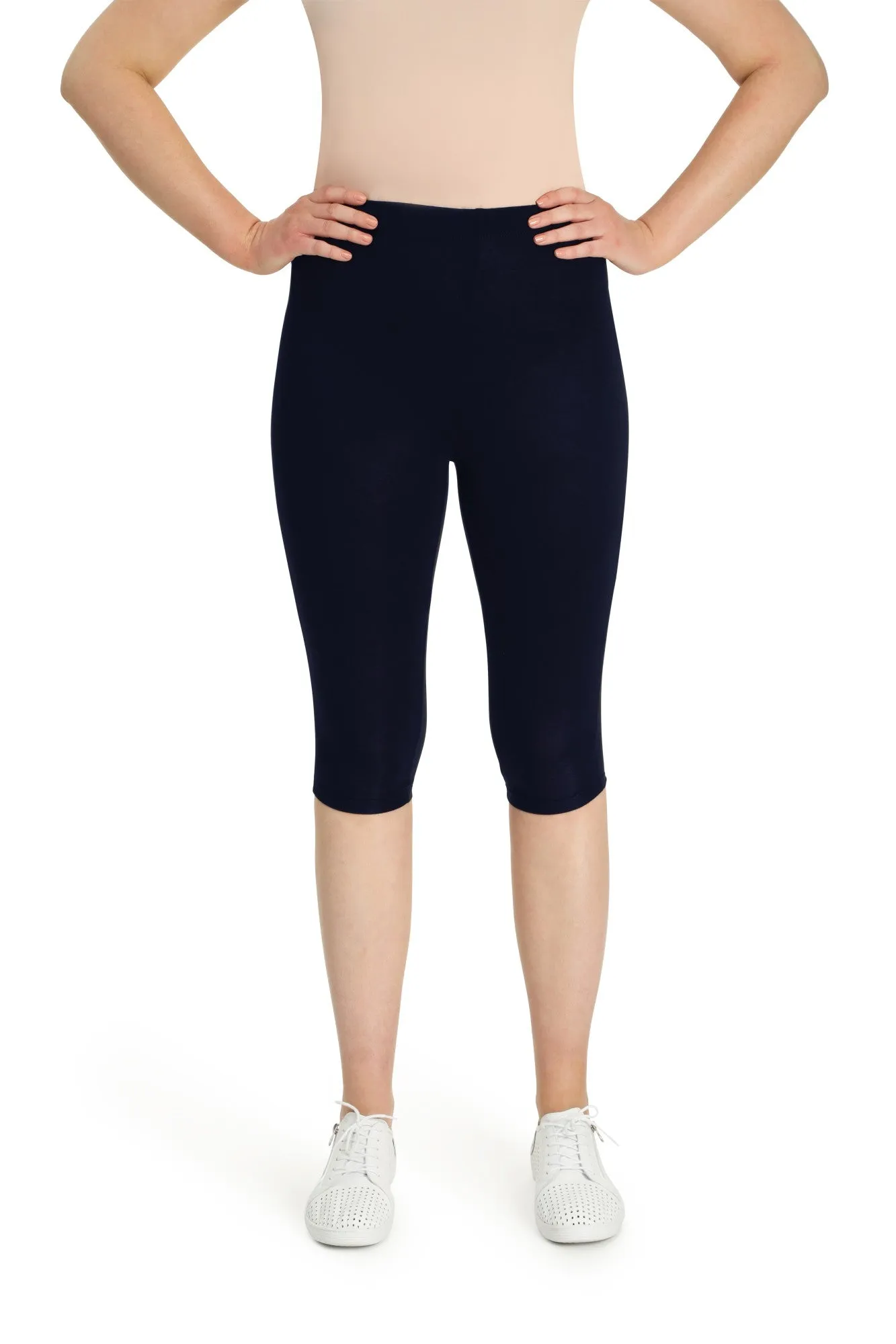 Below Knee Leggings | Navy | 3382TT