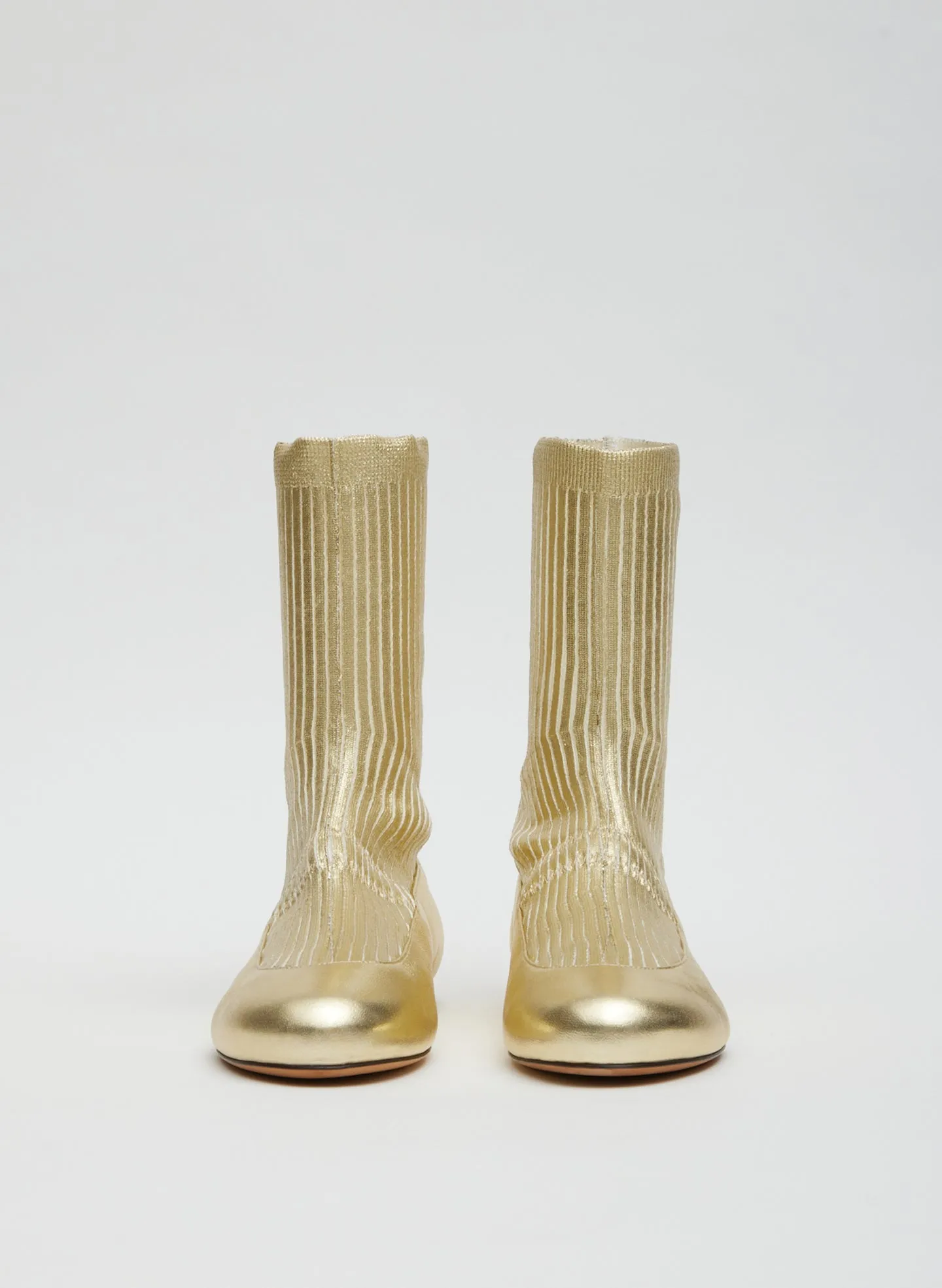 Borg Metallic Sock Shoe