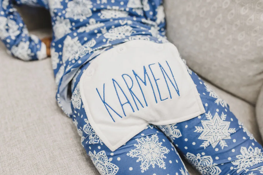 Buttflap Pajamas - Snowflake