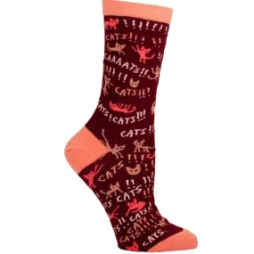 Cats! Women's Crew Sock