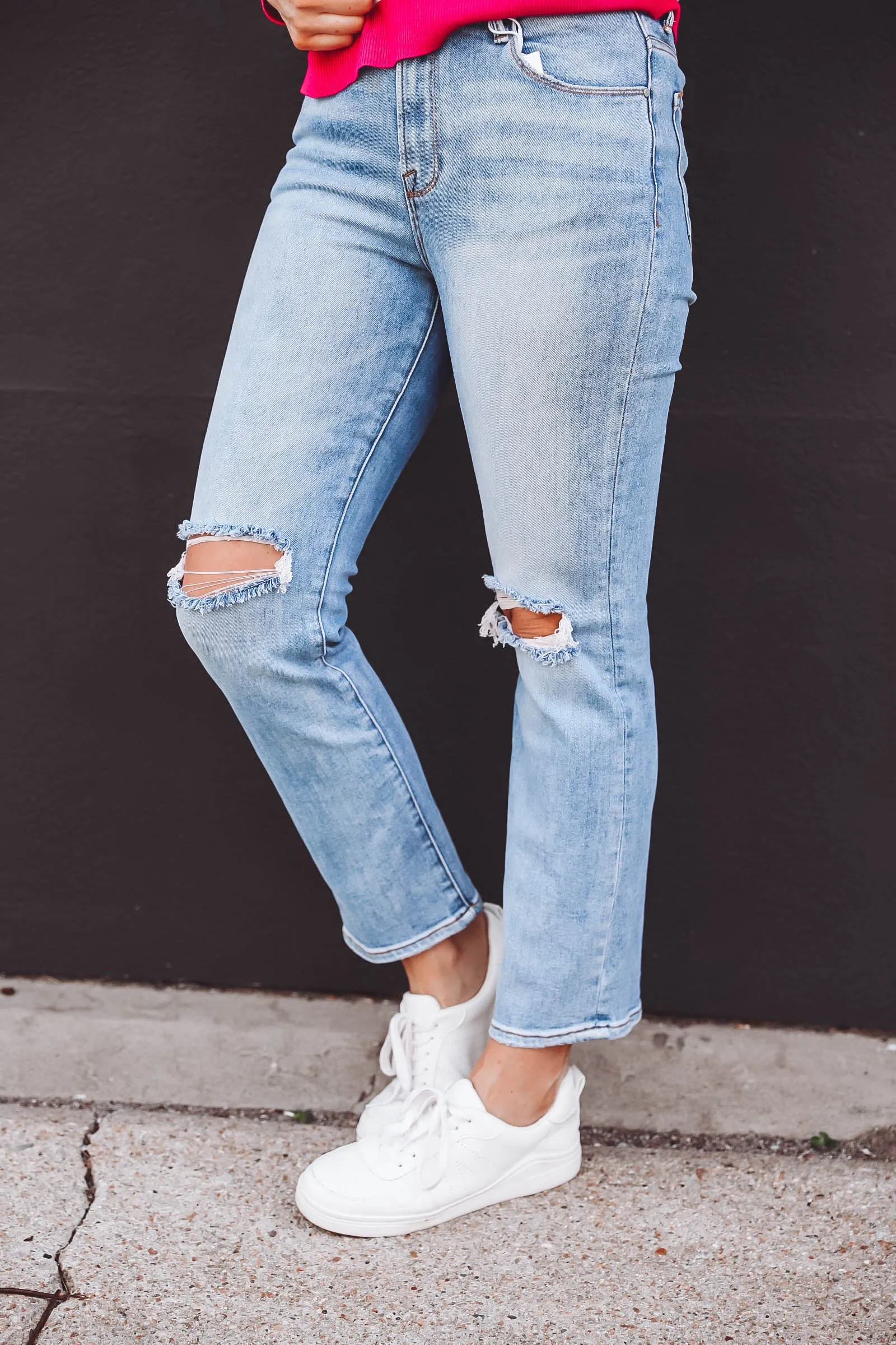 Chelsea High Rise Straight Leg Denim