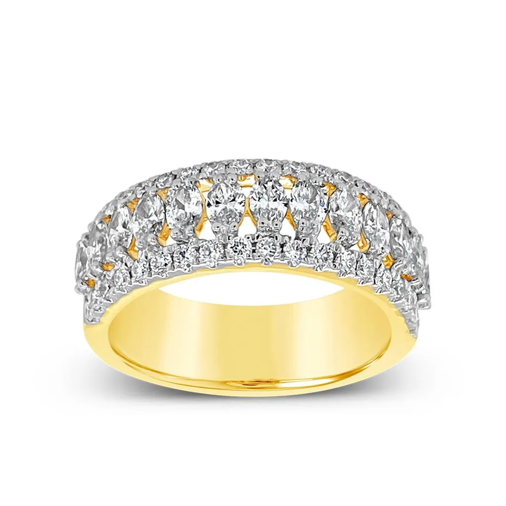 Clara by Martin Binder Marquise Diamond Anniversary Ring (1.59 ct. tw.)