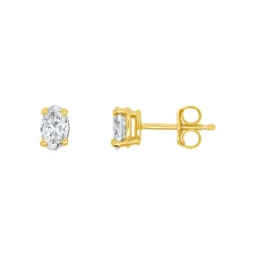 Clara by Martin Binder Oval Diamond Stud Earrings (0.51 ct. tw.)