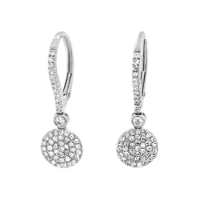 Clara by Martin Binder Pave Diamond Halo Dangle Earrings (0.55 ct. tw.)