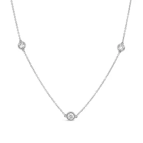 Clara by Martin Binder Platinum Diamonds by the Yard Necklace (1.06 ct. tw.)