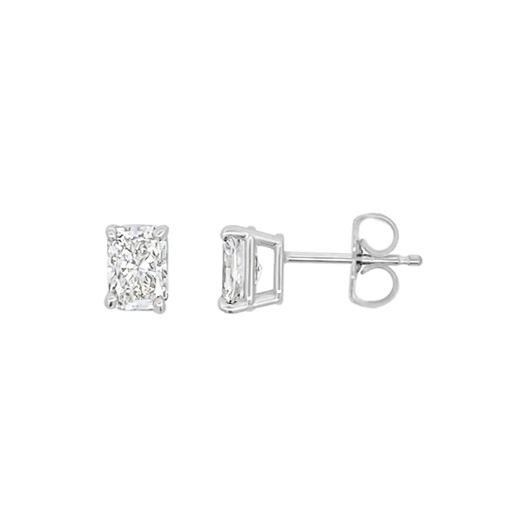 Clara by Martin Binder Radiant Diamond Stud Earrings (1.02 ct. tw.)