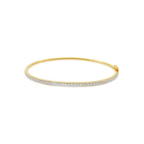 Clara by Martin Binder Yellow Gold Diamond Bangle Bracelet (0.54 ct. tw.)