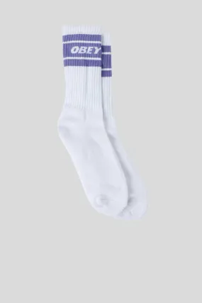 Cooper II Socks - White Digital Violet