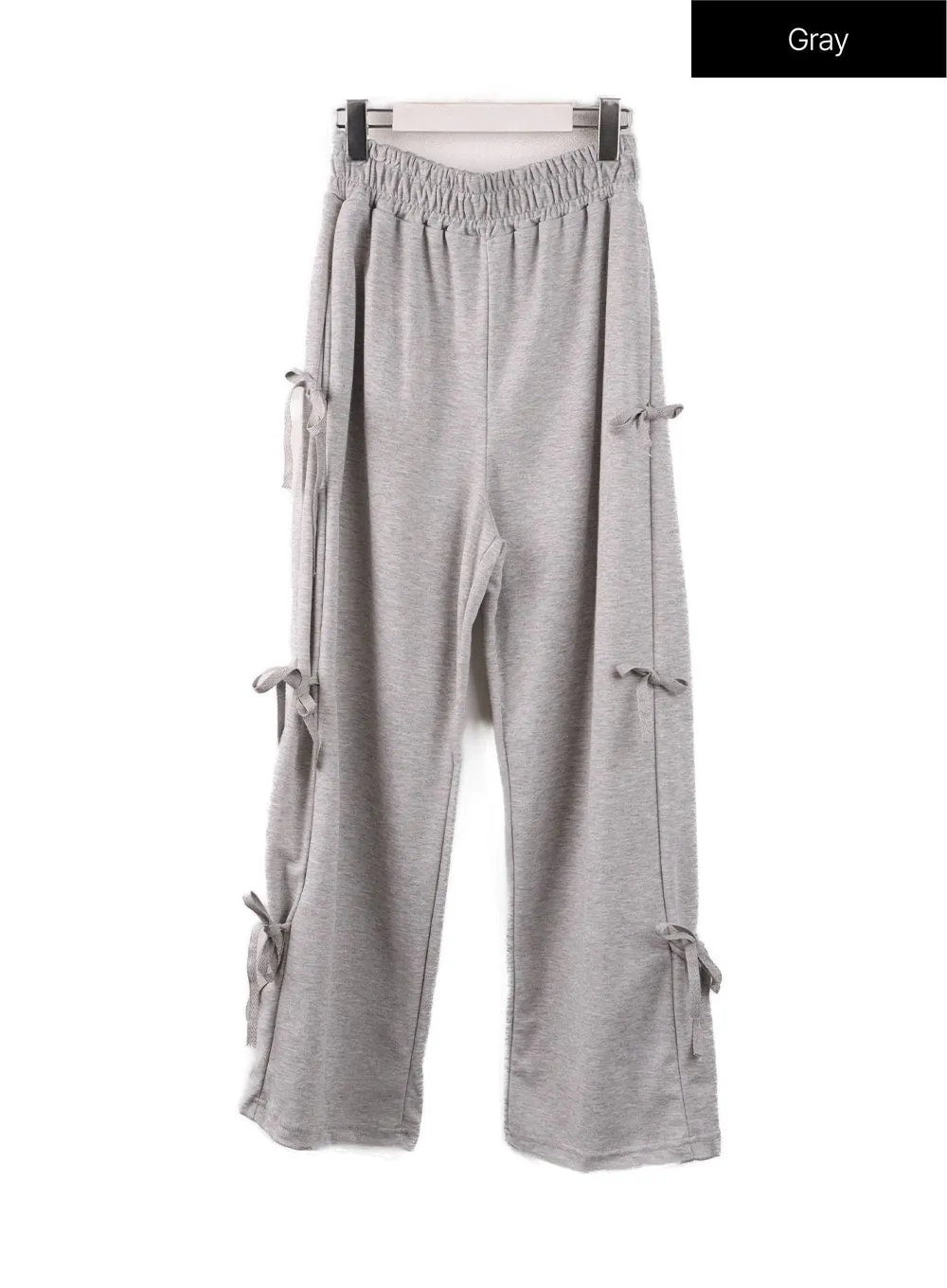 Cozy Ribbon Detail Sweatpants IF408