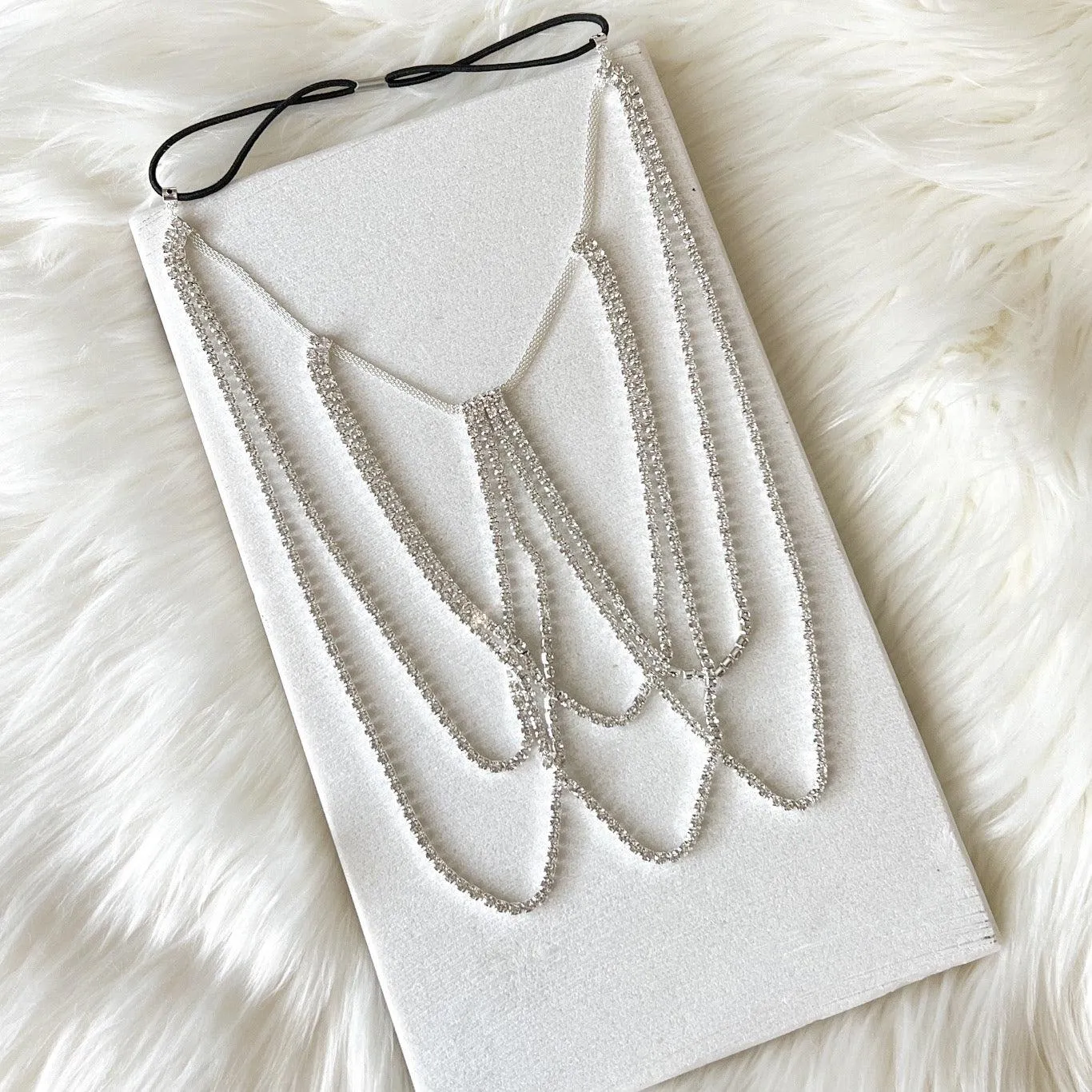 Drippin Glam Rhinestone Leg Chain