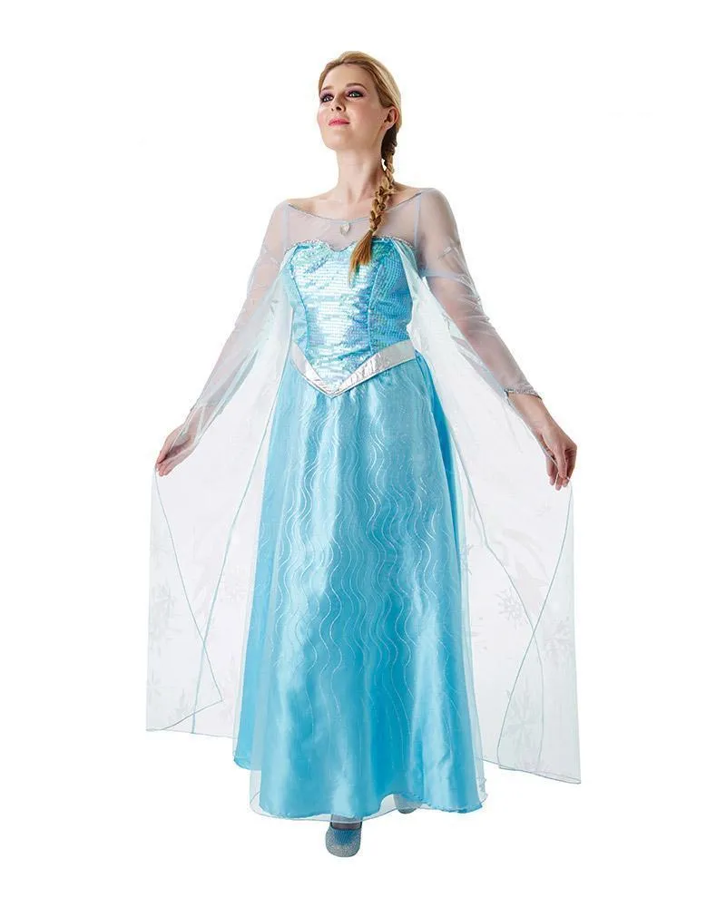 Elsa Deluxe Costume for Adults - Disney Frozen