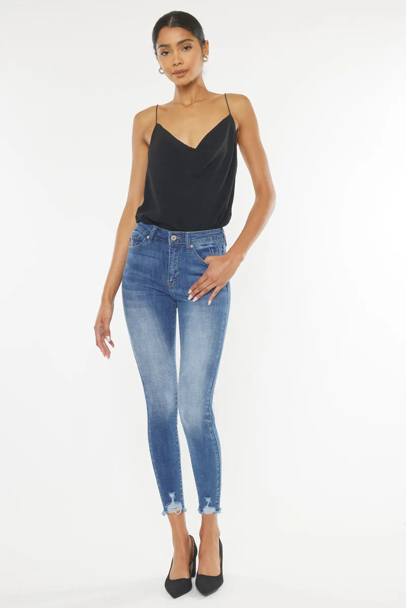 Esther High Rise Ankle Skinny Jeans