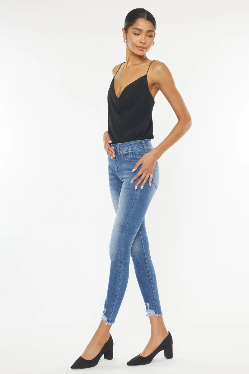 Esther High Rise Ankle Skinny Jeans