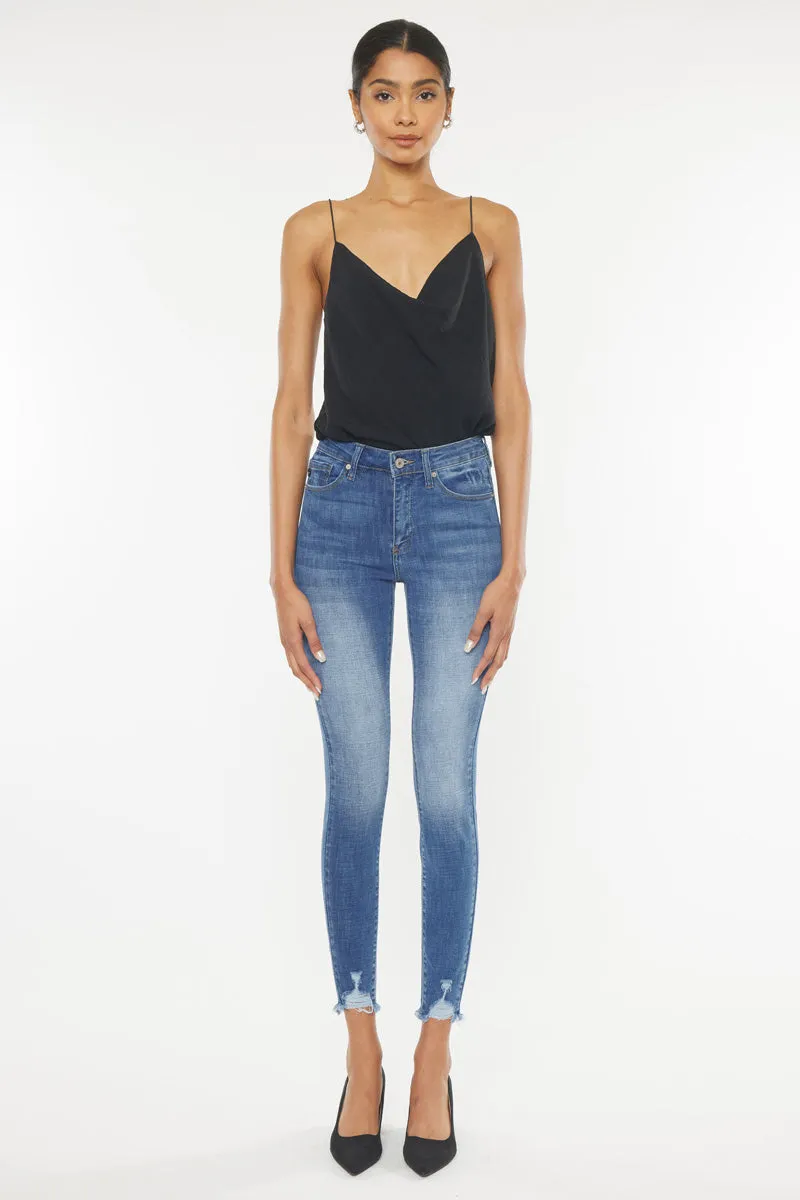 Esther High Rise Ankle Skinny Jeans