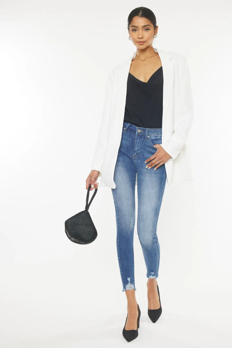 Esther High Rise Ankle Skinny Jeans