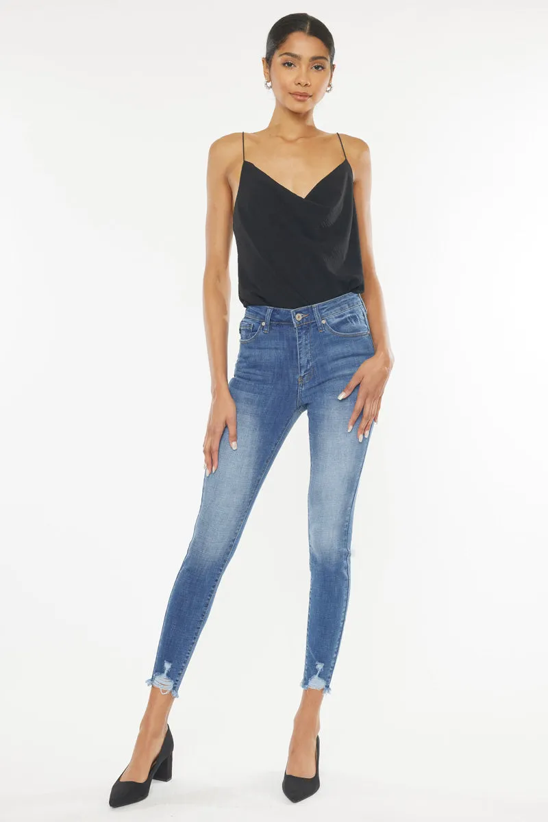 Esther High Rise Ankle Skinny Jeans