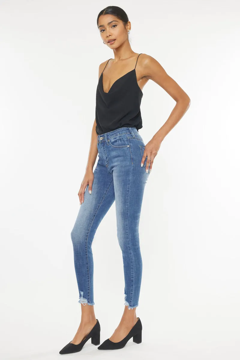 Esther High Rise Ankle Skinny Jeans