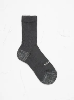 Everyday Pile Mini Crew Socks Charcoal