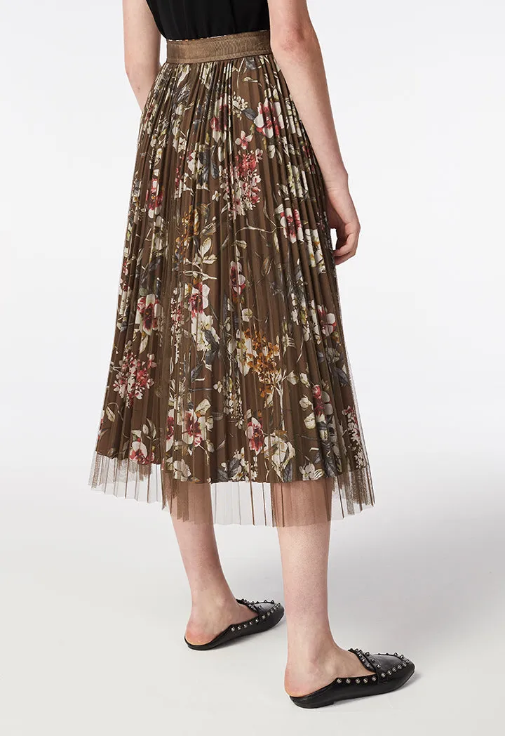 Floral Tulle Skirt