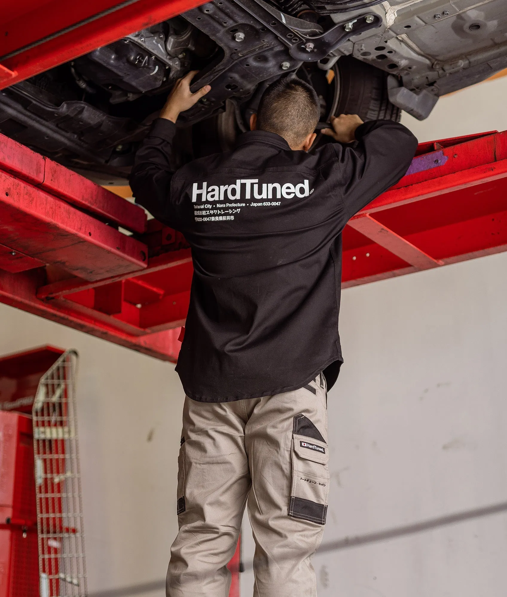 Hardtuned Long Sleeve Work Shirt - Black