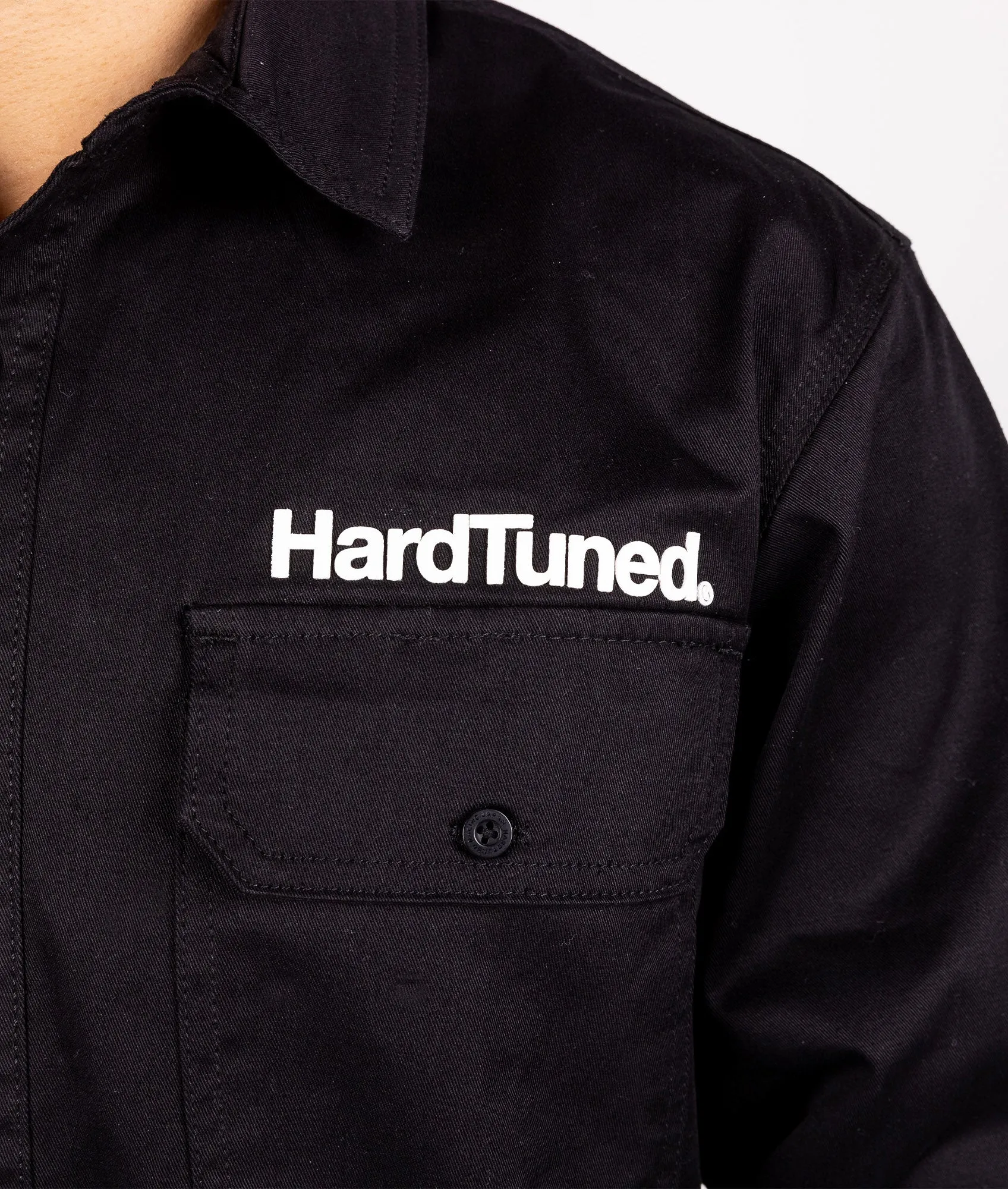 Hardtuned Long Sleeve Work Shirt - Black