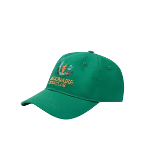 HIKING LOGO CURVED VISOR CAP - GREEN