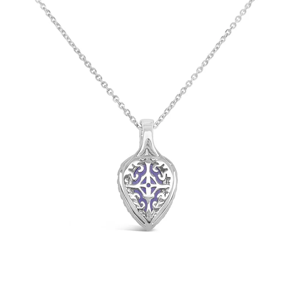 Irisa by Martin Binder Pear Tanzanite & Diamond Necklace