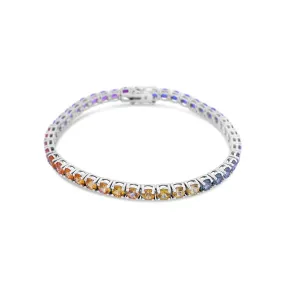 Irisa by Martin Binder Rainbow Sapphire Tennis Bracelet