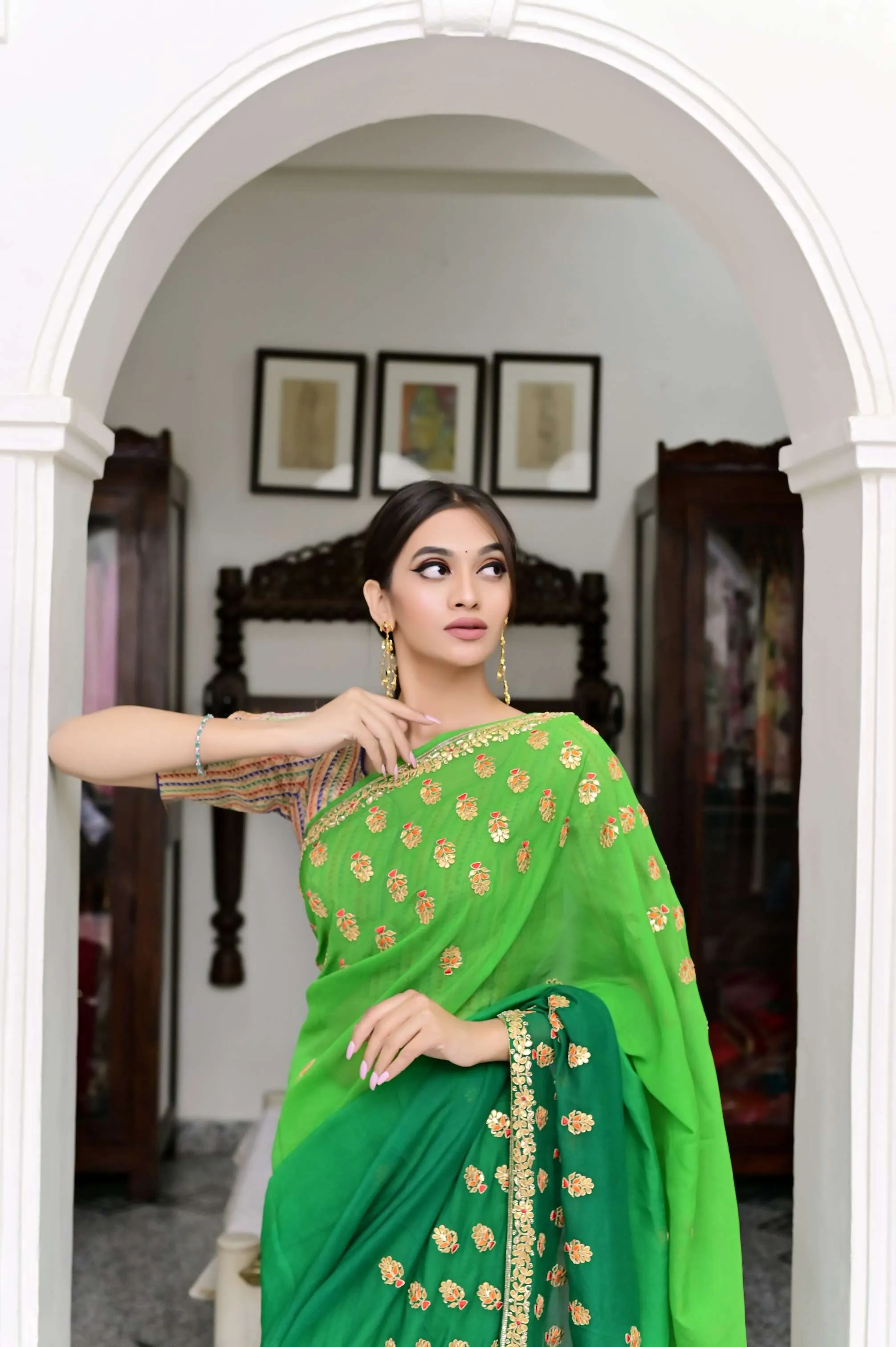 Jaykirti Geetika Saree Intricate Work