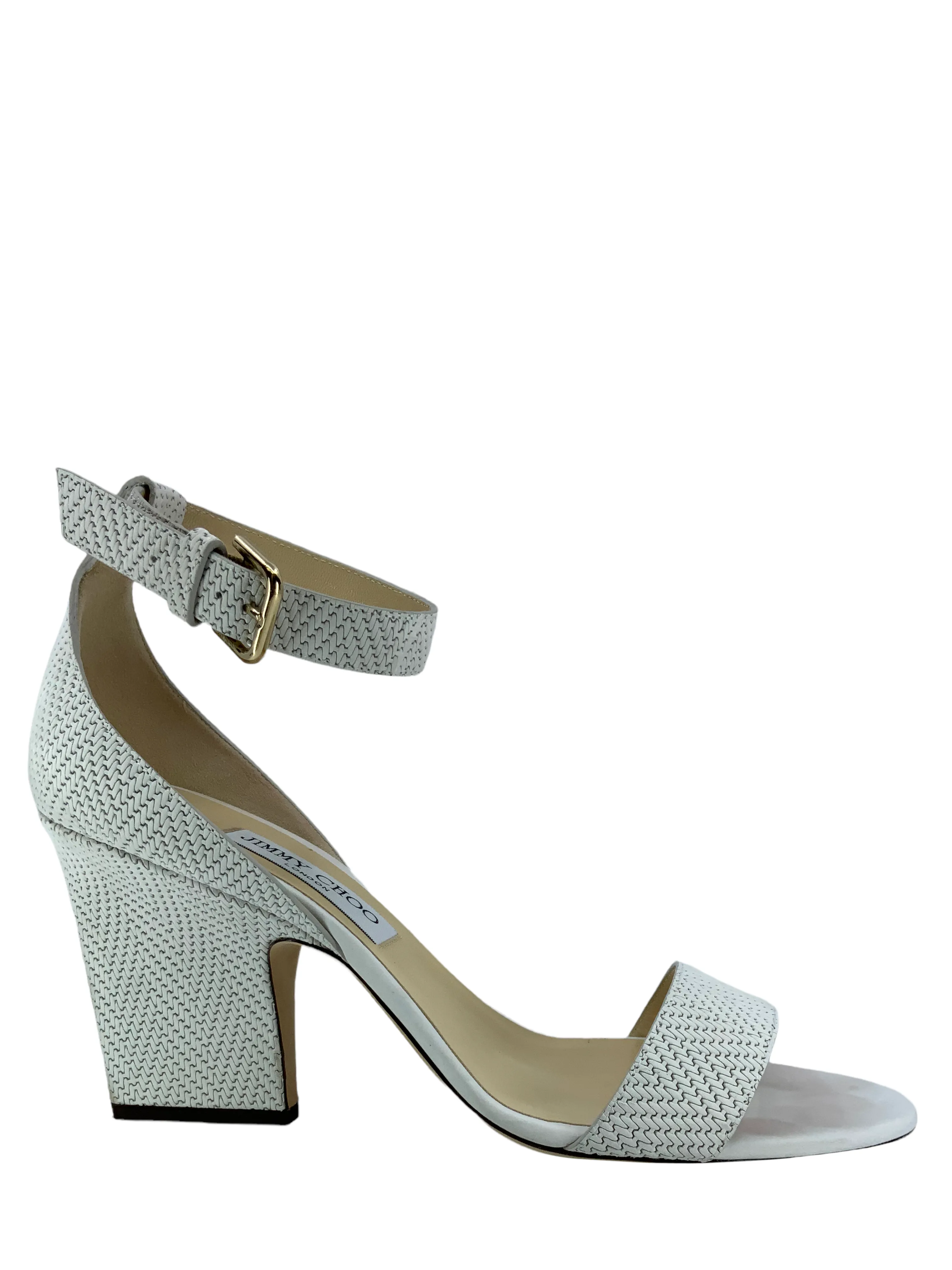 Jimmy Choo Edina 85 Ankle Strap Sandals Size 11