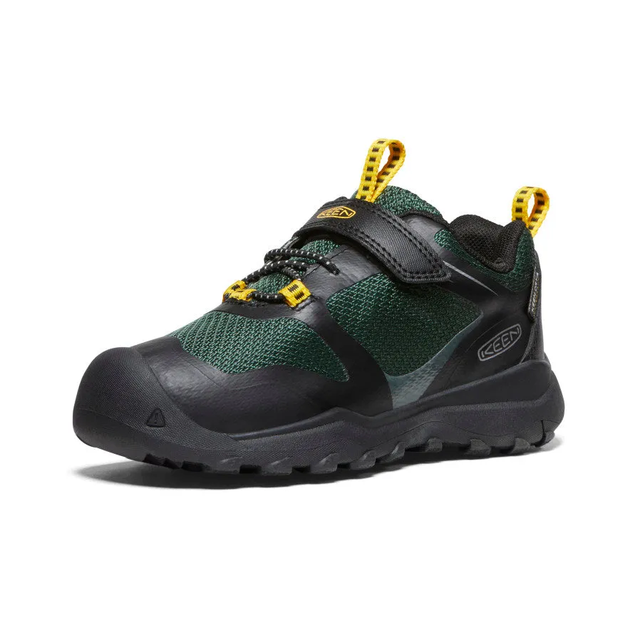 Little Kids' Wanduro Waterproof Shoe  |  Black/Greener Pastures