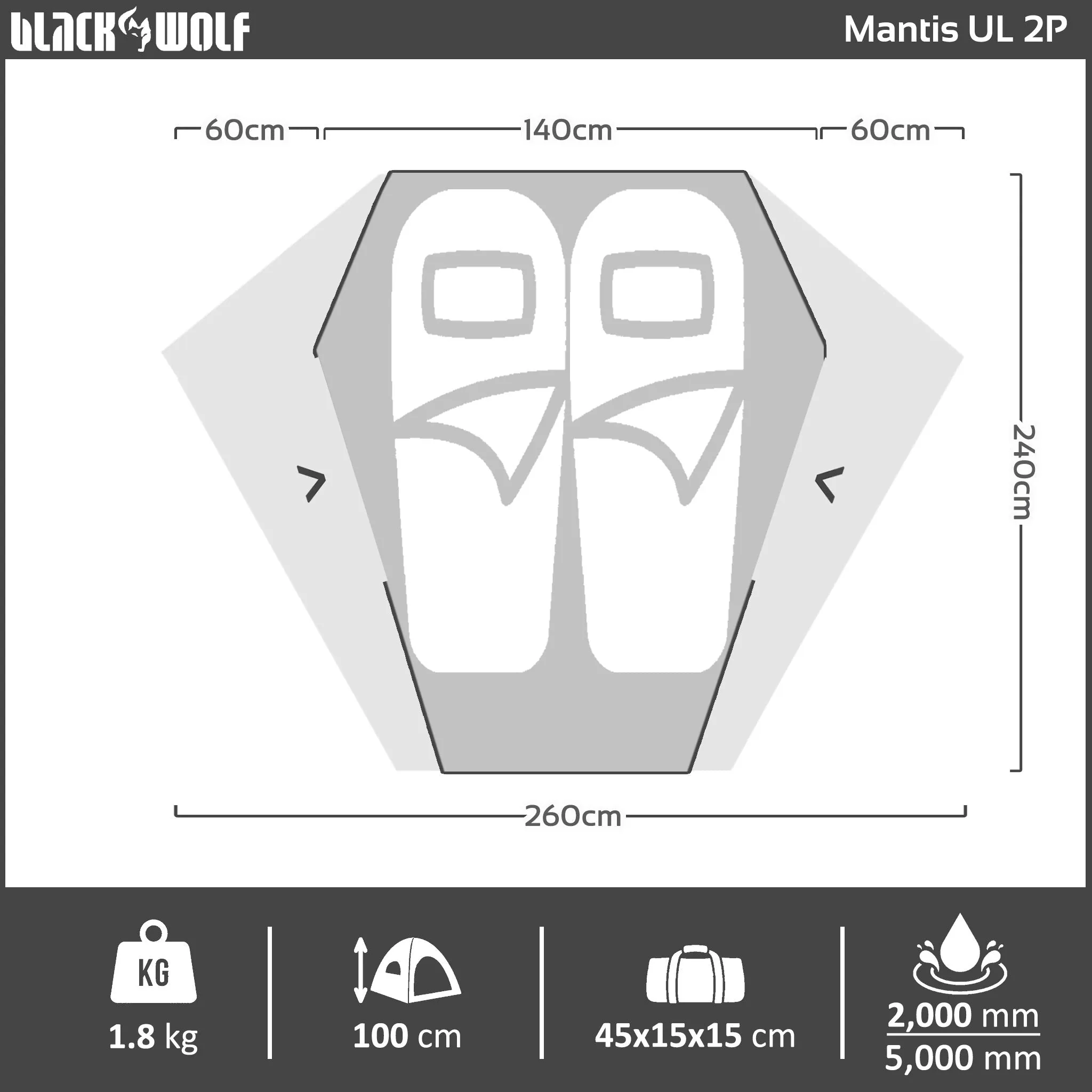 Mantis UL 2 Hiking Tent