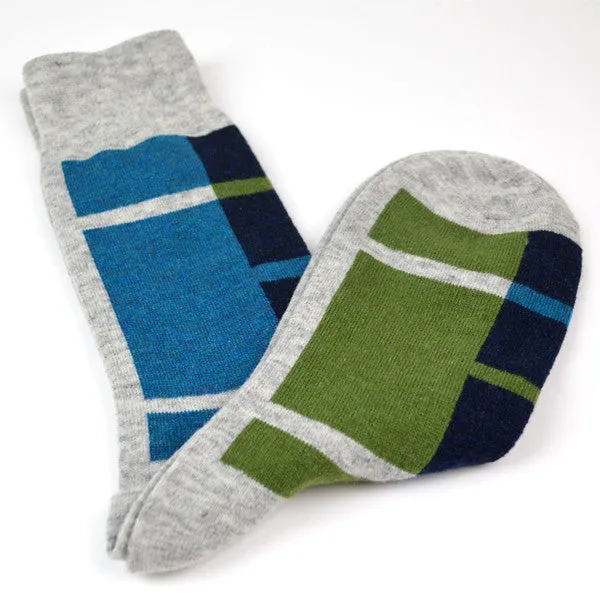 Marcomonde - Geometric Socks Wool - Grey