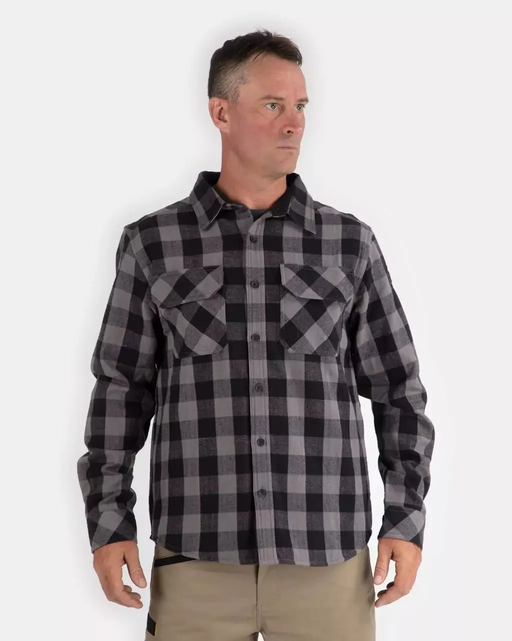 Men's Buffalo Check Flannel Overshirt