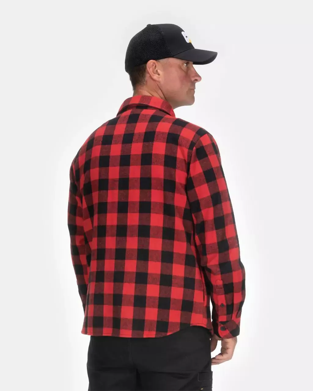 Men's Buffalo Check Flannel Overshirt