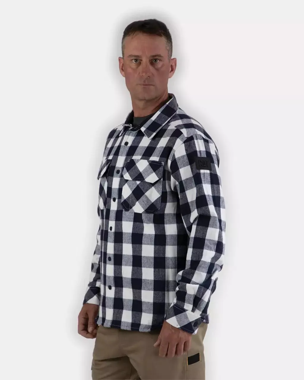 Men's Buffalo Check Flannel Overshirt