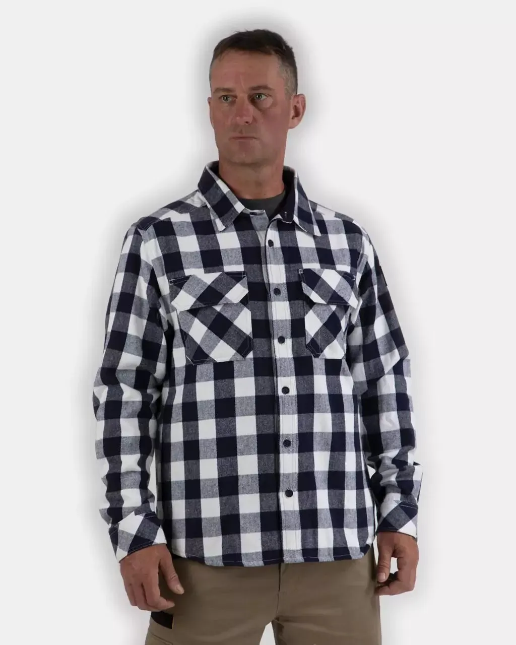 Men's Buffalo Check Flannel Overshirt