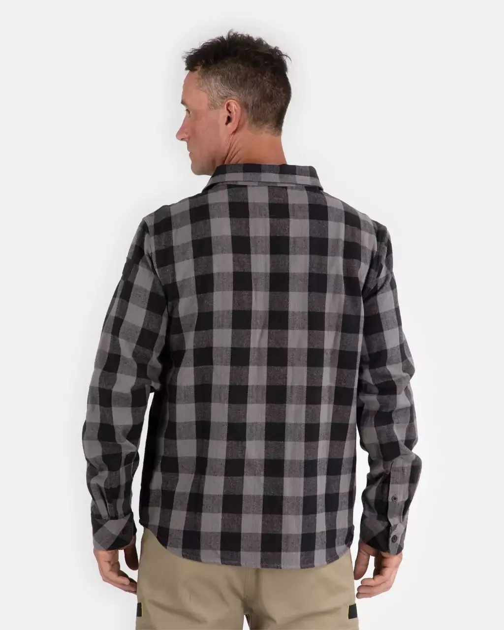 Men's Buffalo Check Flannel Overshirt