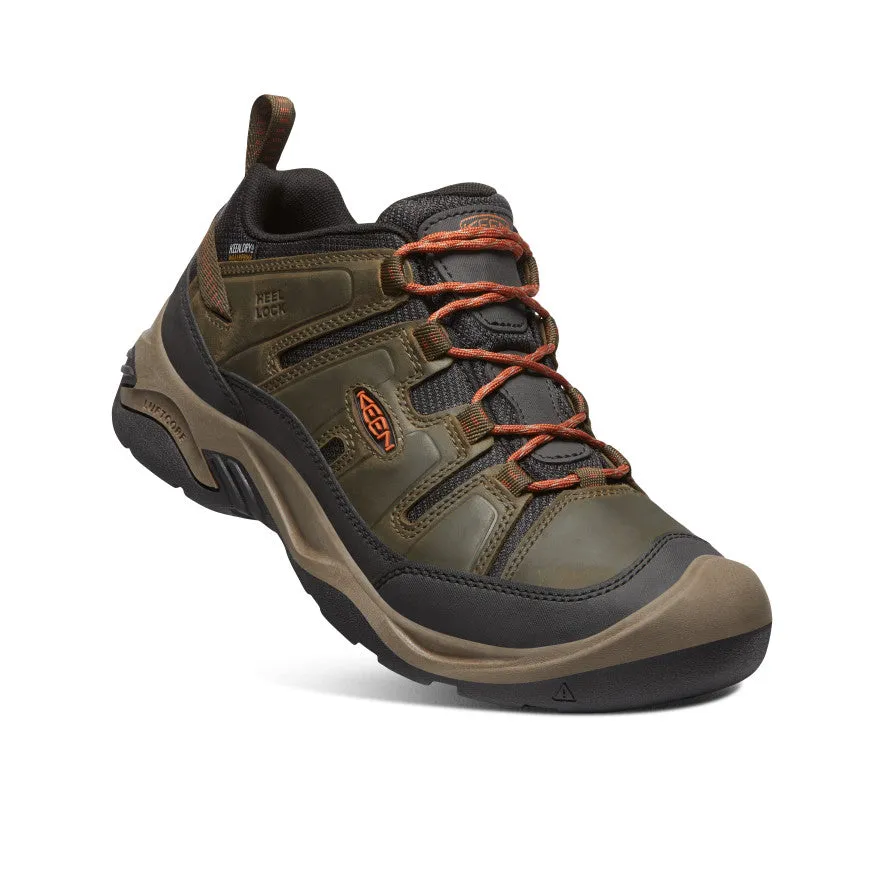 Men's Circadia Waterproof Shoe  |  Black Olive/Potters Clay