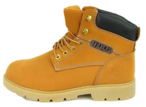 Men's JACATA •Premium 6" Weatherproof Nubuck Work Boot• 8608 Wheat