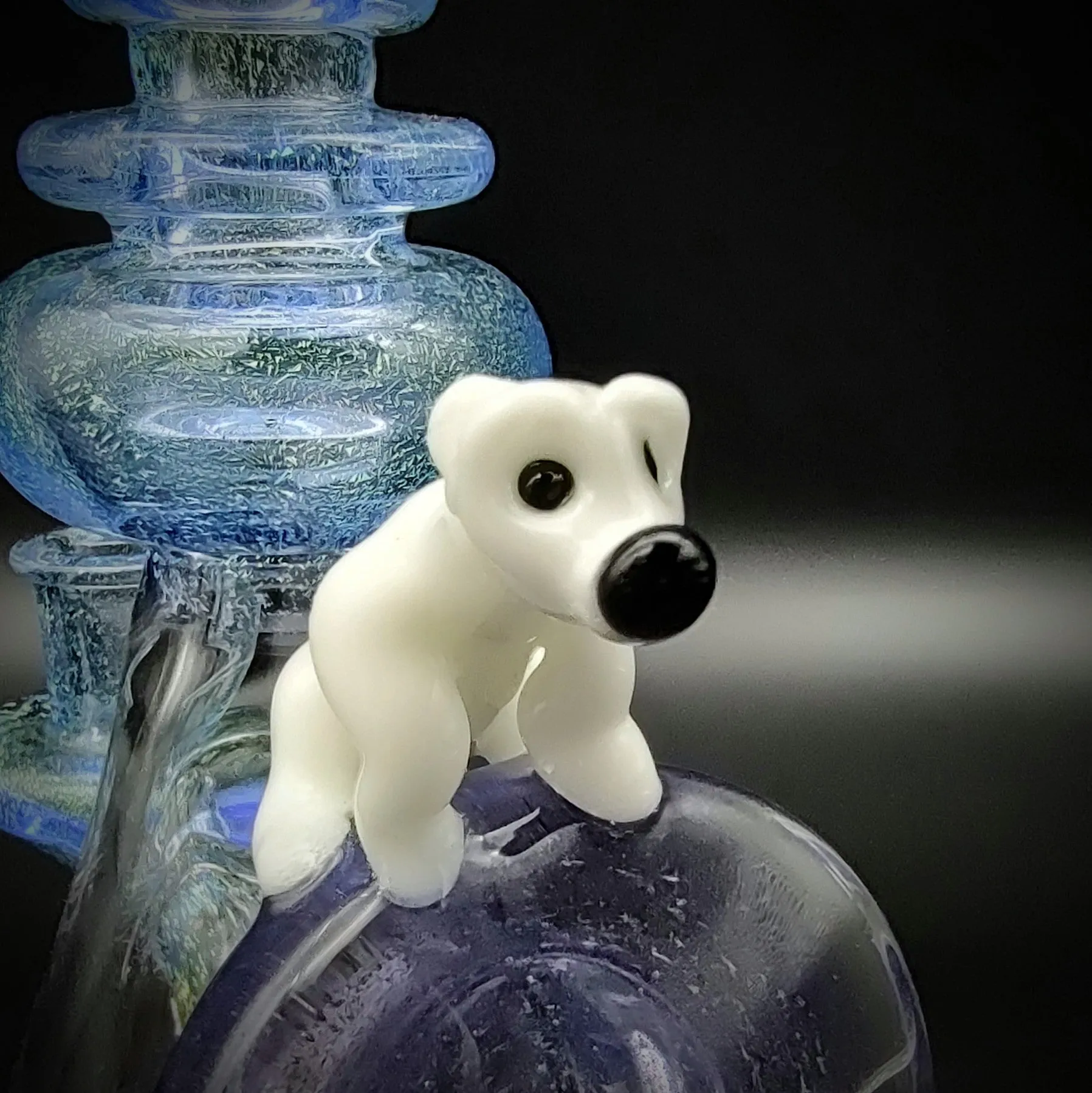 Polar Bear on Ice Dichro Minitube