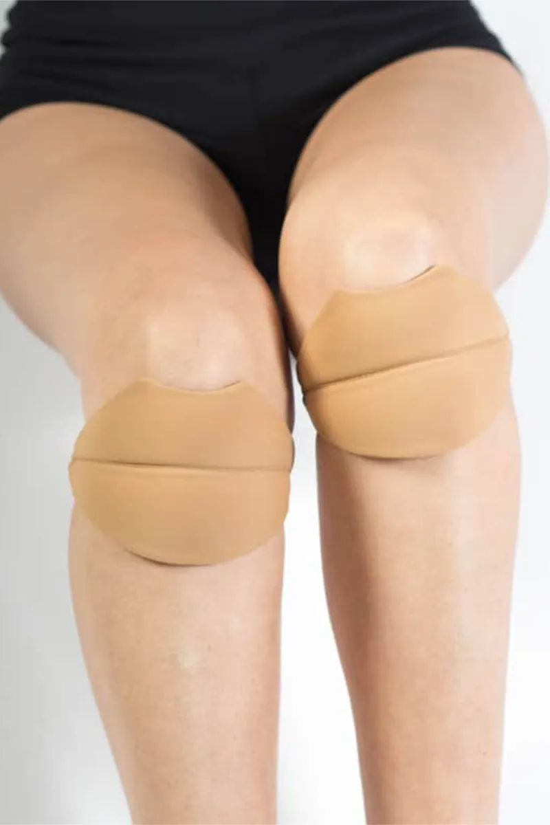 Queen Slides Lips Kneepads - Caramel